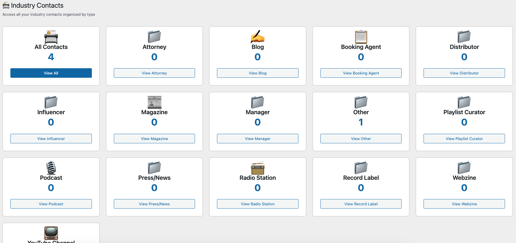 Contact Database Interface