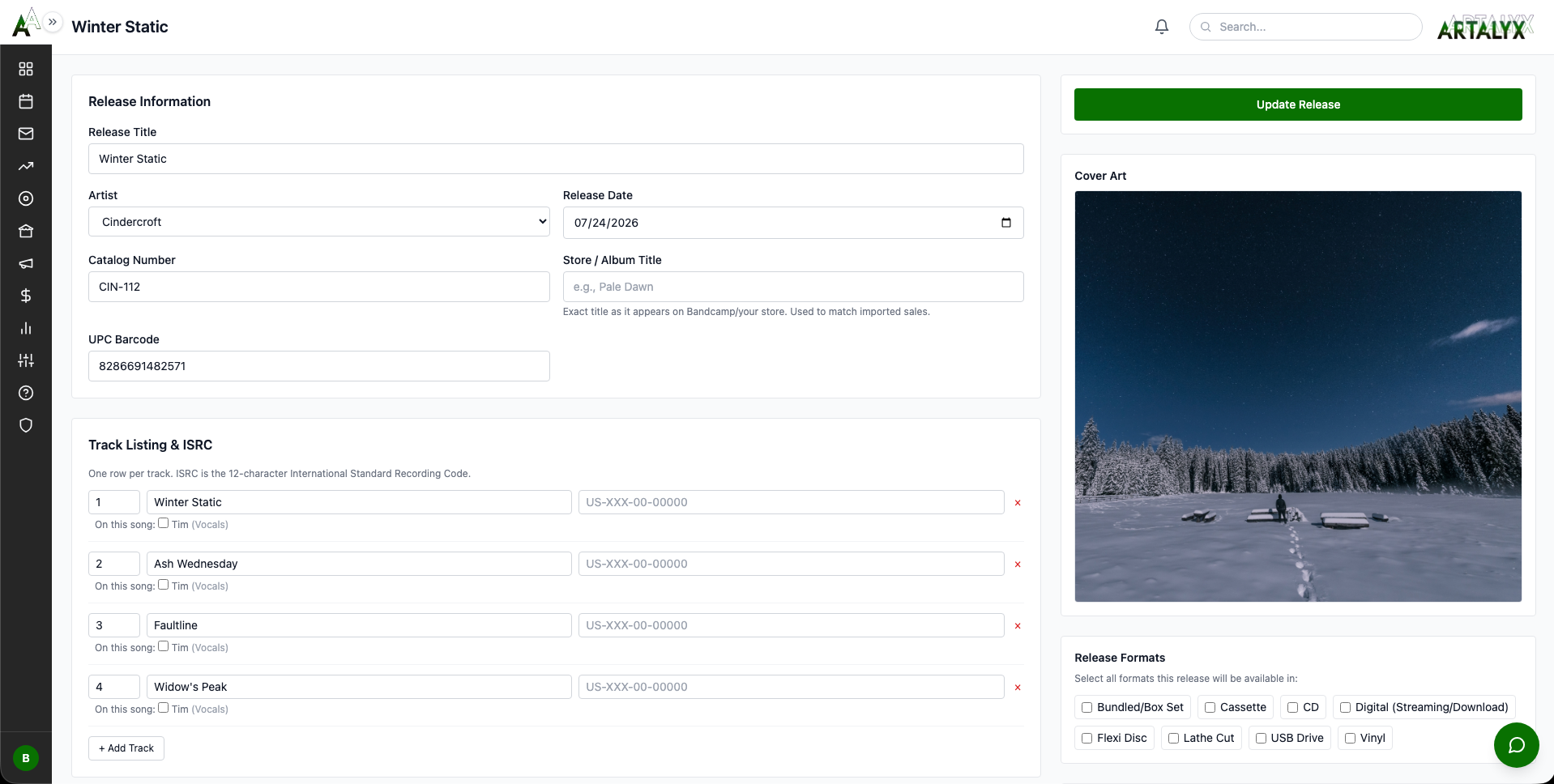 Release Management Interface
